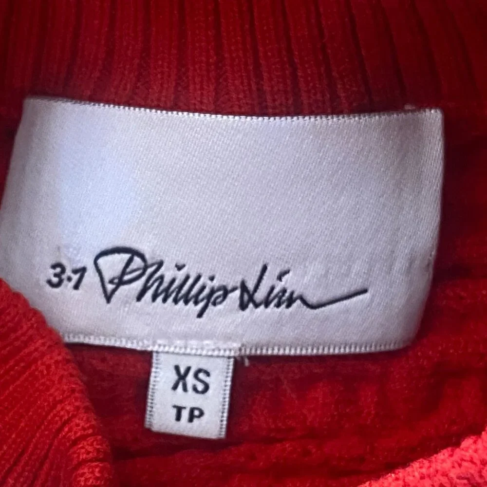 3.1 Phillip Lim Faux Plait Silk Blend Crop Sweater - Picture 10 of 11